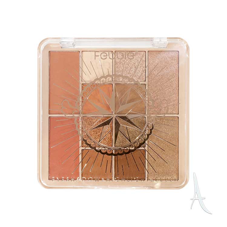 پالت سایه چشم، رژ گونه و هایلایتر فبل-2